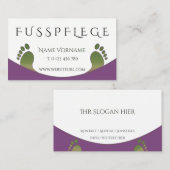 fußpflege visitenkarte (Vorne/Hinten)