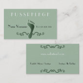 fußpflege visitenkarte (Vorne/Hinten)