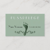 fußpflege visitenkarte (Vorderseite)