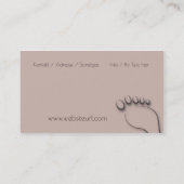 fusspflege visitenkarte (Rückseite)