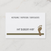 fußpflege visitenkarte (Rückseite)