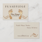 fußpflege visitenkarte (Vorne/Hinten)