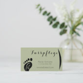 fusspflege visitenkarte (Stehend Vorderseite)