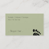 fusspflege visitenkarte (Rückseite)