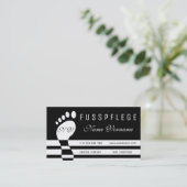 fusspflege visitenkarte (Stehend Vorderseite)