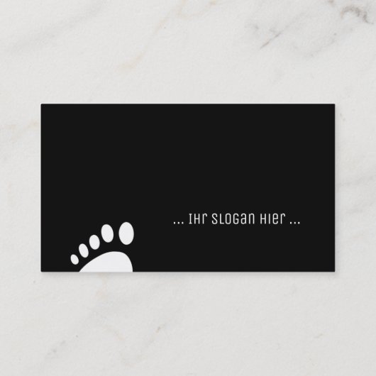 fusspflege visitenkarte (Rückseite)
