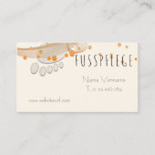 fußpflege visitenkarte (Vorderseite)