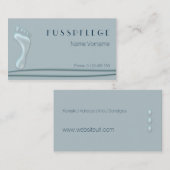 fusspflege visitenkarte (Vorne/Hinten)