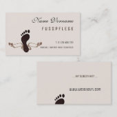 fusspflege visitenkarte (Vorne/Hinten)