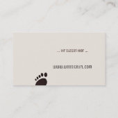 fusspflege visitenkarte (Rückseite)