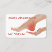 Fußpflege Visitenkarte (Vorderseite)