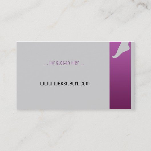 fusspflege visitenkarte (Rückseite)