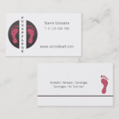 fußpflege visitenkarte (Vorne/Hinten)