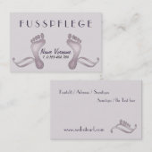 fußpflege visitenkarte (Vorne/Hinten)