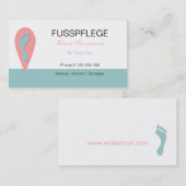 fusspflege visitenkarte (Vorne/Hinten)
