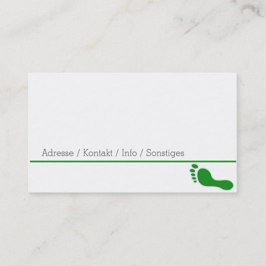 fusspflege visitenkarte (Rückseite)