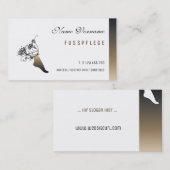 fusspflege visitenkarte (Vorne/Hinten)