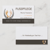 fusspflege visitenkarte (Vorne/Hinten)