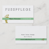 fusspflege visitenkarte (Vorne/Hinten)