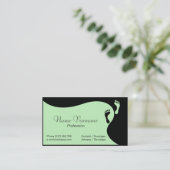 Fusspflege Visitenkarte (Stehend Vorderseite)