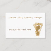 Fusspflege Visitenkarte (Rückseite)