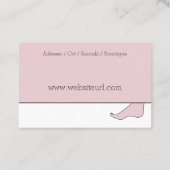 Fusspflege Visitenkarte (Rückseite)