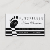 fusspflege visitenkarte (Vorderseite)