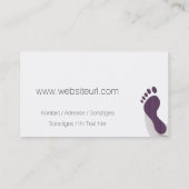 fußpflege visitenkarte (Rückseite)