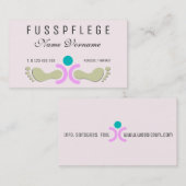 fusspflege visitenkarte (Vorne/Hinten)