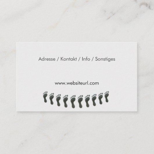 fusspflege visitenkarte (Rückseite)