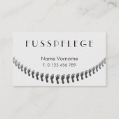 fusspflege visitenkarte (Vorderseite)