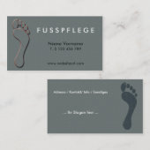 fusspflege visitenkarte (Vorne/Hinten)