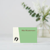 Fußpflege Visitenkarte (Stehend Vorderseite)