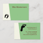 Fußpflege Visitenkarte (Vorne/Hinten)