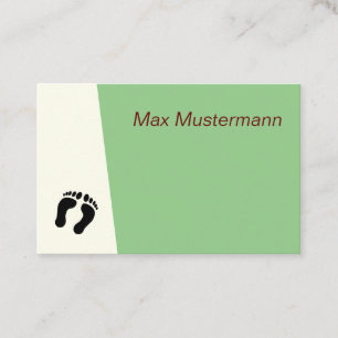 Fußpflege Visitenkarte