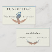 fusspflege visitenkarte (Vorne/Hinten)