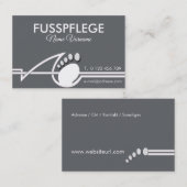 fusspflege visitenkarte (Vorne/Hinten)