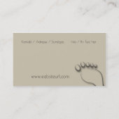 fusspflege visitenkarte (Rückseite)