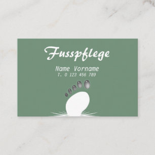 Fusspflege Visitenkarte