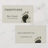 Fusspflege Visitenkarte (Vorne/Hinten)