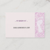 fusspflege visitenkarte (Rückseite)