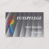 fusspflege visitenkarte (Vorderseite)