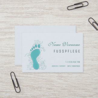 fusspflege visitenkarte