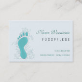 fusspflege visitenkarte (Vorderseite)