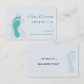 fusspflege visitenkarte (Vorne/Hinten)