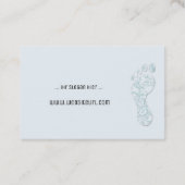 fusspflege visitenkarte (Rückseite)