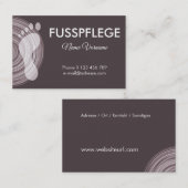 fusspflege visitenkarte (Vorne/Hinten)