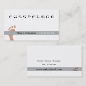 fusspflege visitenkarte (Vorne/Hinten)