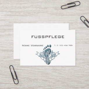 fusspflege visitenkarte