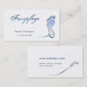 fußpflege visitenkarte (Vorne/Hinten)